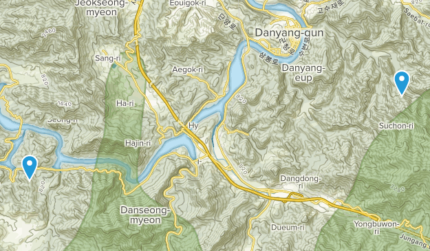 North Chungcheong, Südkorea Map