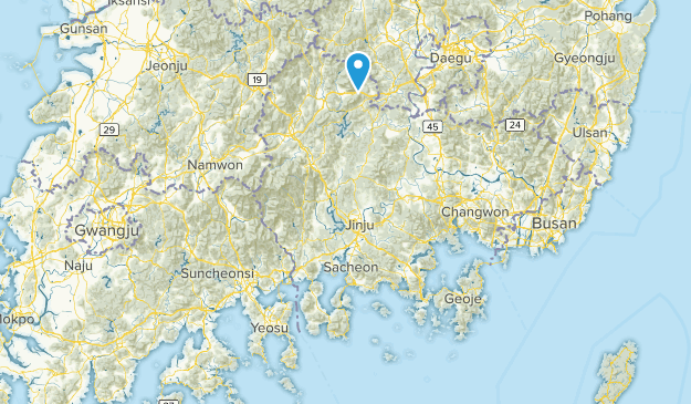South Gyeongsang, Corée du Sud Map