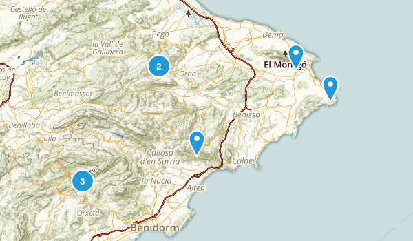 Alicante/Alacant, Spain Map