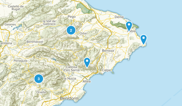 Alicante/Alacant, Spain Map