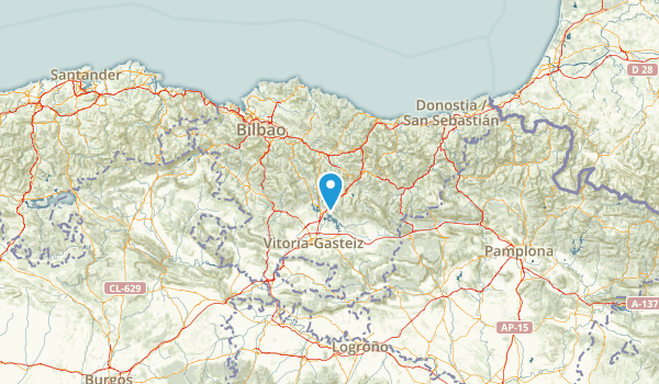 Araba/Álava, Spain Map