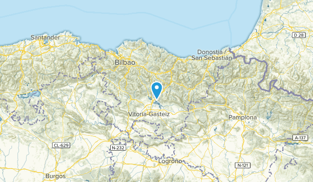 Araba/Álava, Spain Map
