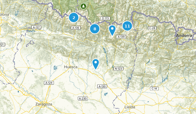 Aragon, Espagne Map