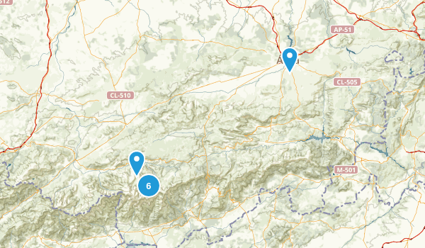 Ávila, Spain Map