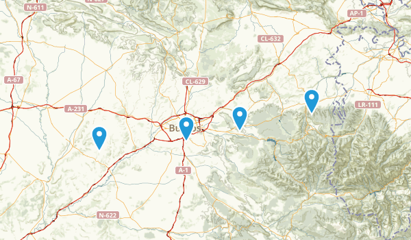 Burgos, Spain Map
