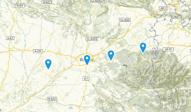 Burgos, Spain Map