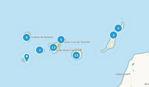 Canary Islands, Spain Map