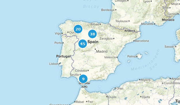 Castile and León, España Map