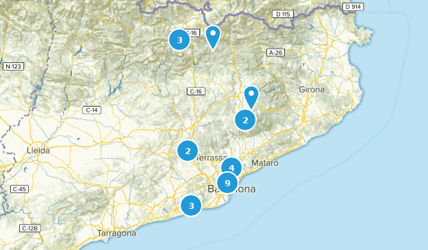 Catalonia, Spain Map