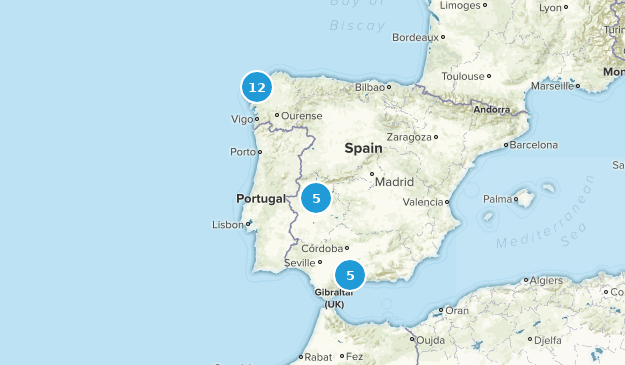 Extremadura, Spain Map