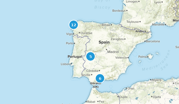 Extremadura, Spain Map