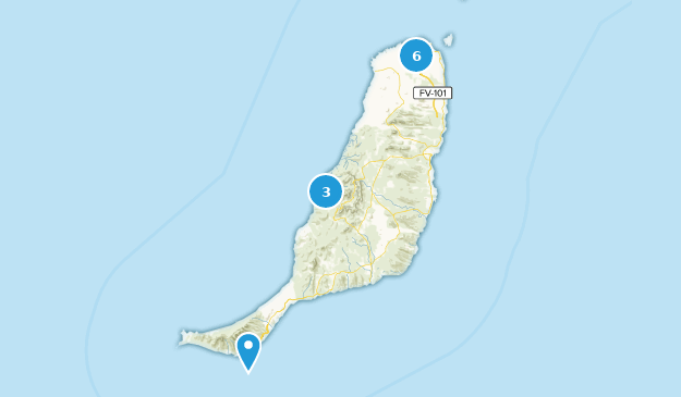 Fuerteventura, Spain Map