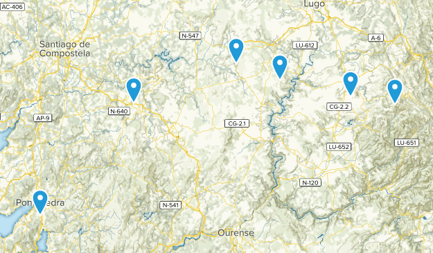 Galicia, Spain Map