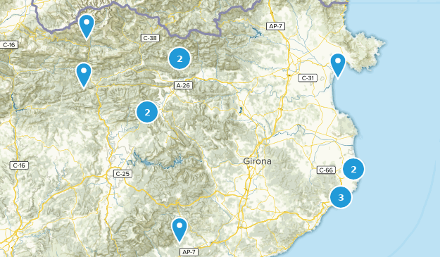 Girona, Spain Map