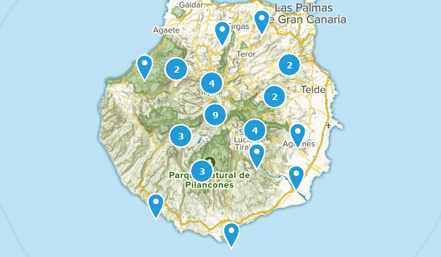 Gran Canaria, Espagne Map