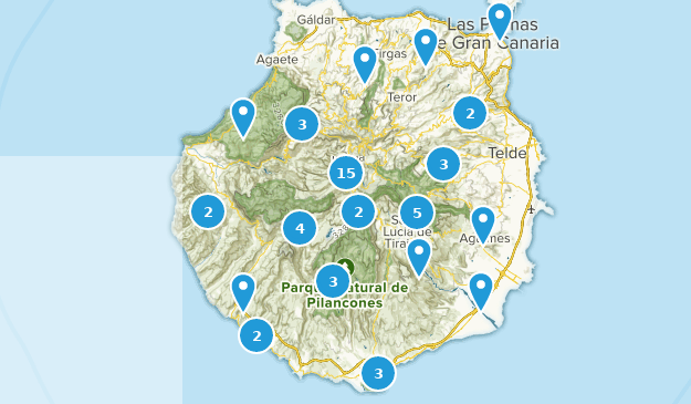Gran Canaria, Spain Map