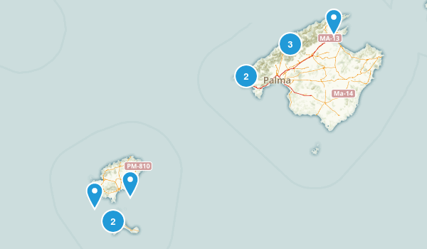 Illes Balears, Spain Map