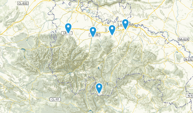 La Rioja, Espagne Map