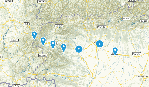 León, Spain Map