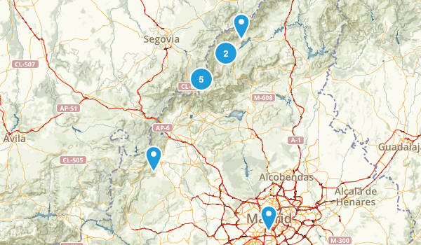 Madrid, Spain Map