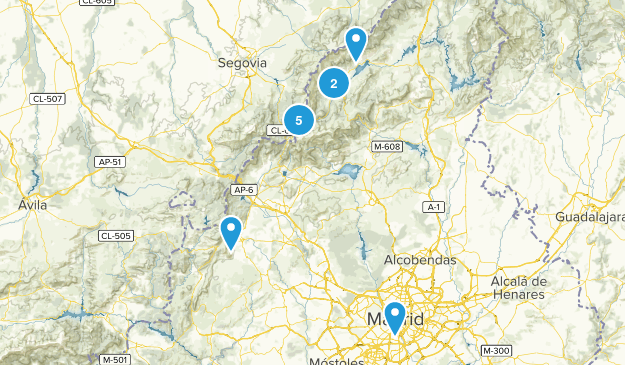 Madrid, Spain Map