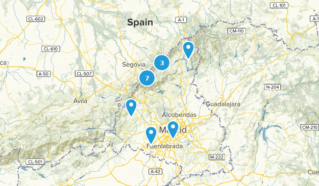Madrid, Espagne Map