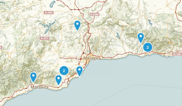 Málaga, Spain Map