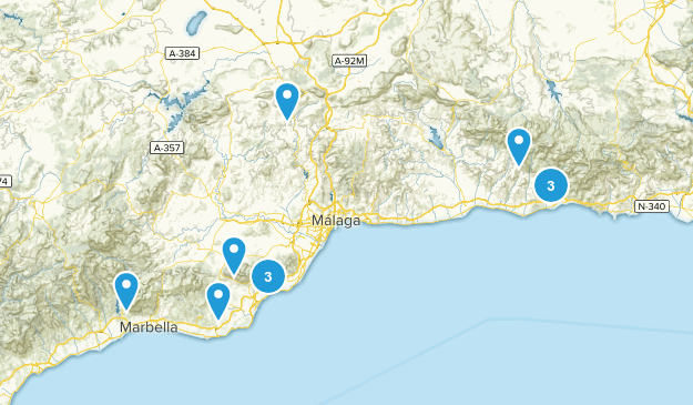 Málaga, Spain Map