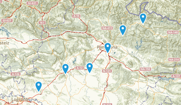 Navarra, Spain Map