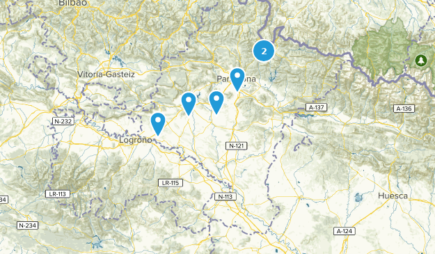 Navarre, Spain Map