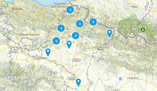 Navarra, España Map