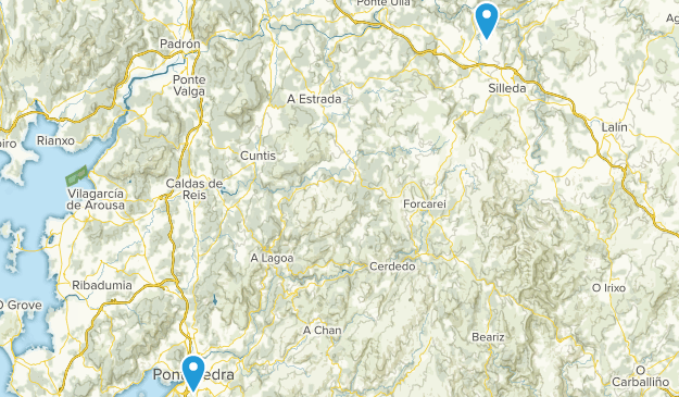 Pontevedra, Spain Map