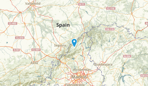 Segovia, Spain Map