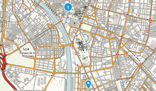 Sevilla, Spain Map