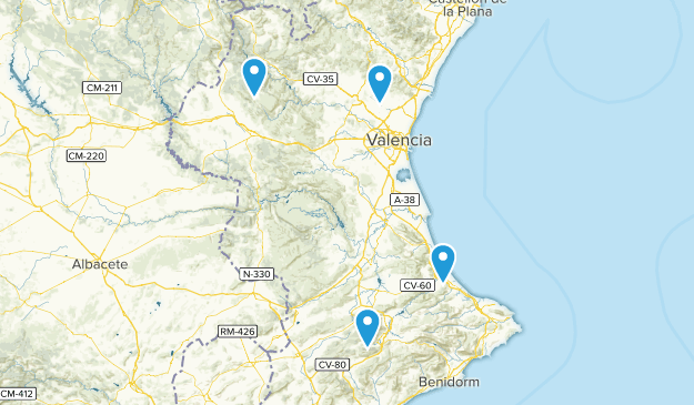 Valencia, Spain Map