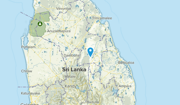 Pŏḷŏnnaruva, Sri Lanka Map