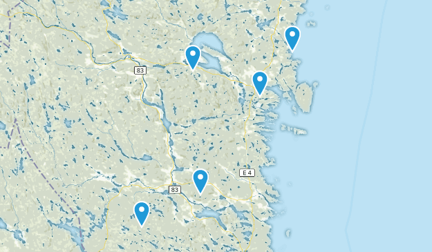 Gävleborg, Schweden Map
