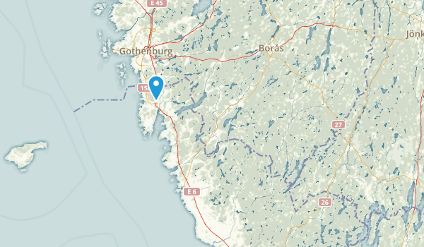 Hallands län, Sweden Map