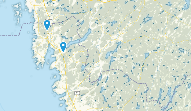 Hallands län, Sweden Map