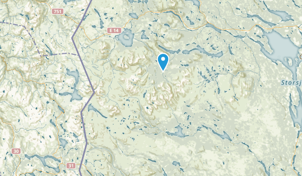 Jämtland, Sweden Map