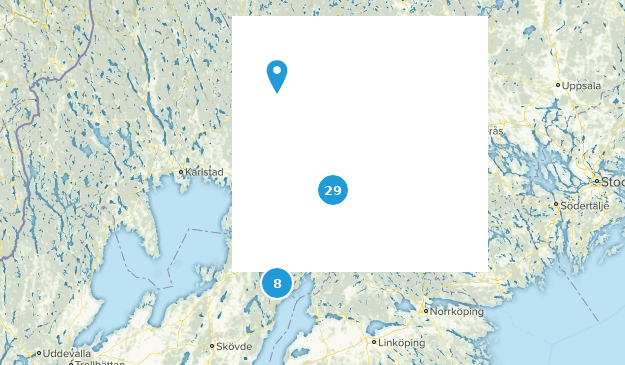 Närke, Sweden Map