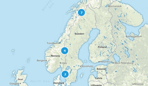 Norrbotten, Schweden Map