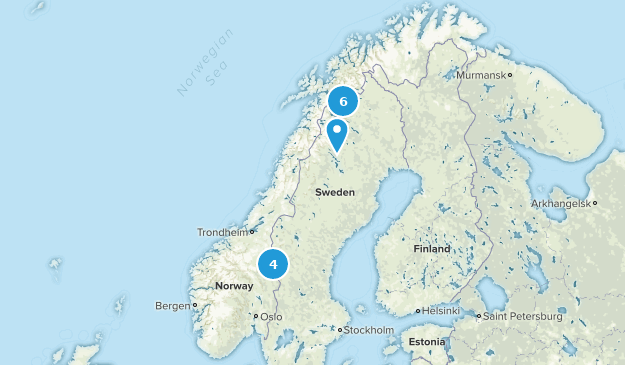 Norrbotten, Suède Map