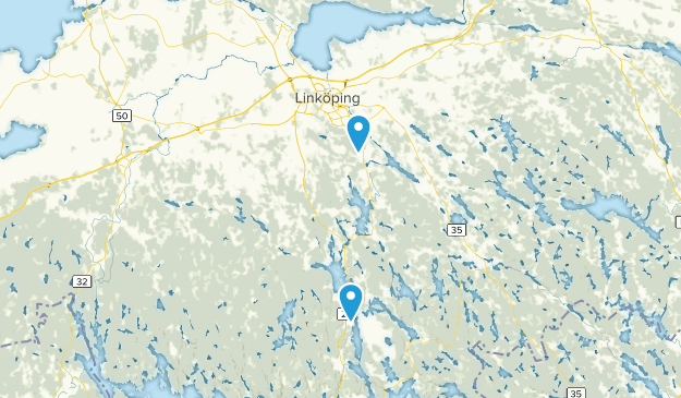 Östergötland, Schweden Map