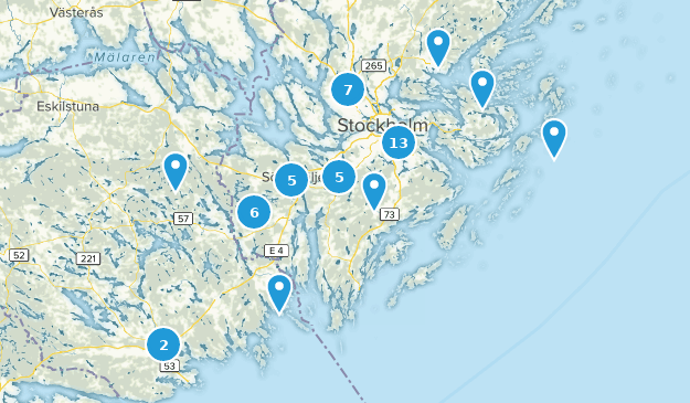 Södermanland, Sweden Map