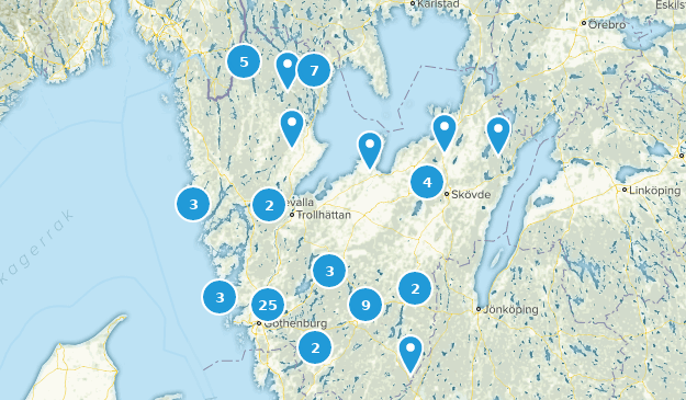 Västra Götaland, Sweden Map