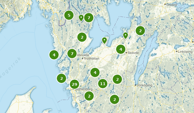 Västra Götaland, Sweden Map