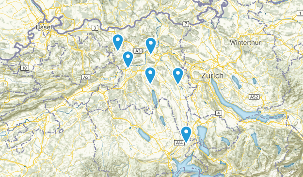 Argovia, Switzerland Map
