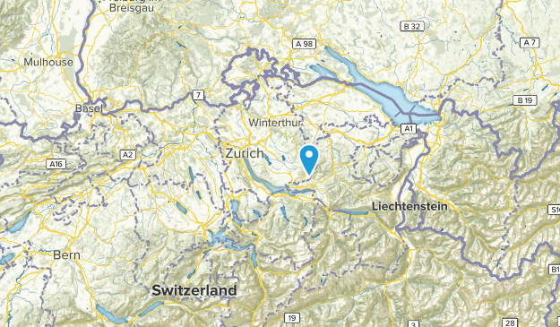 Canton of Zürich, Switzerland Map