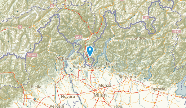 Como, Switzerland Map